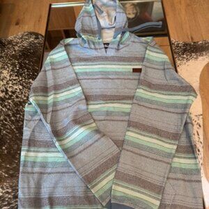 NWOT O'Neil Blue Green Beach Hoodie Sweatshirt in Men's M